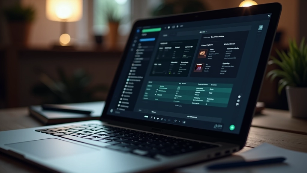 Schermo di computer mostra interfaccia di ricerca musicale con filtri, tag e libreria di tracce organizzate