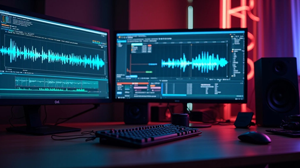 Interfaccia software di DAW con plugin audio analyzer che mostra onde sonore sincronizzate con marcatori temporali e frequenze visualizzate